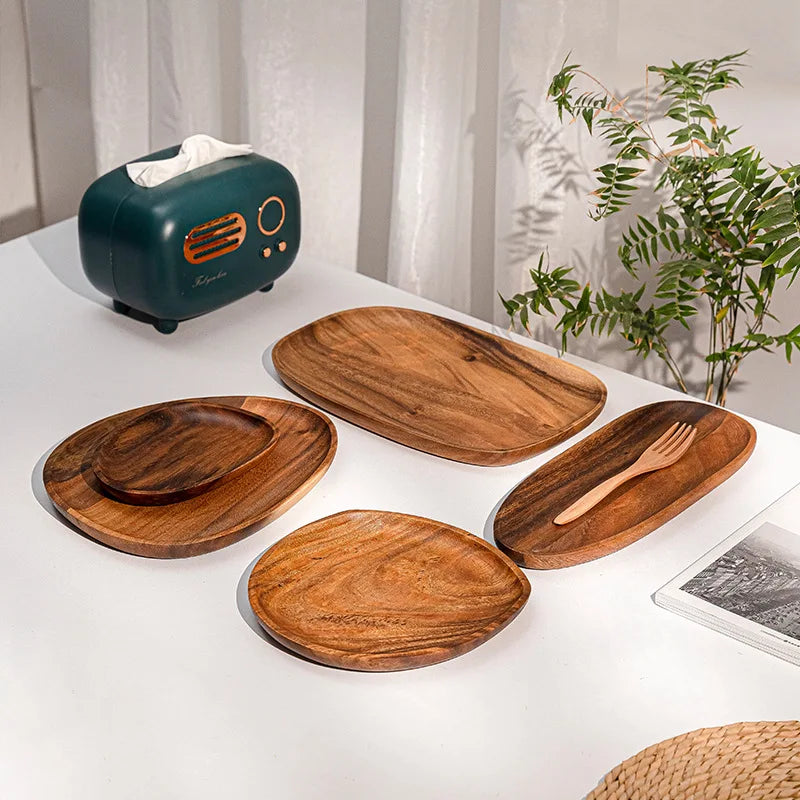 Wood Serving Tray for Small Platters