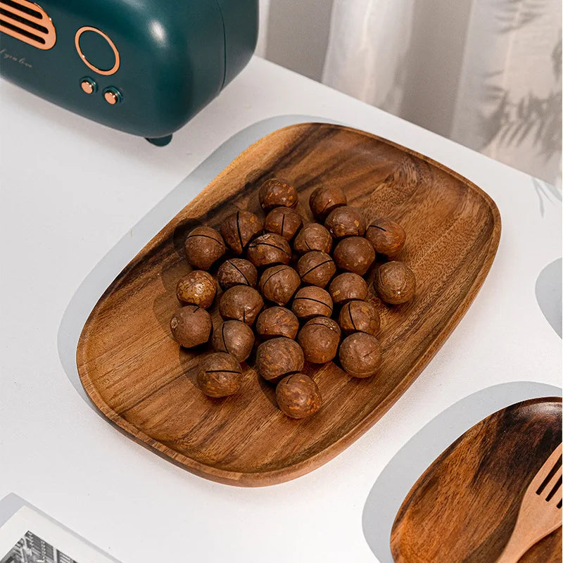 Wood Serving Tray for Small Platters