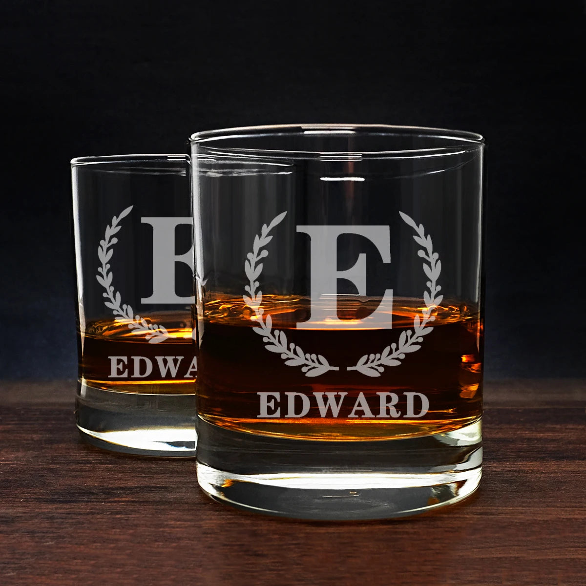 Personalized Whiskey Glasses