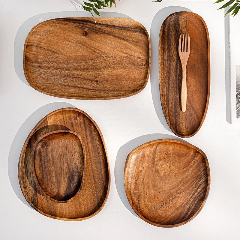 Wood Serving Tray for Small Platters