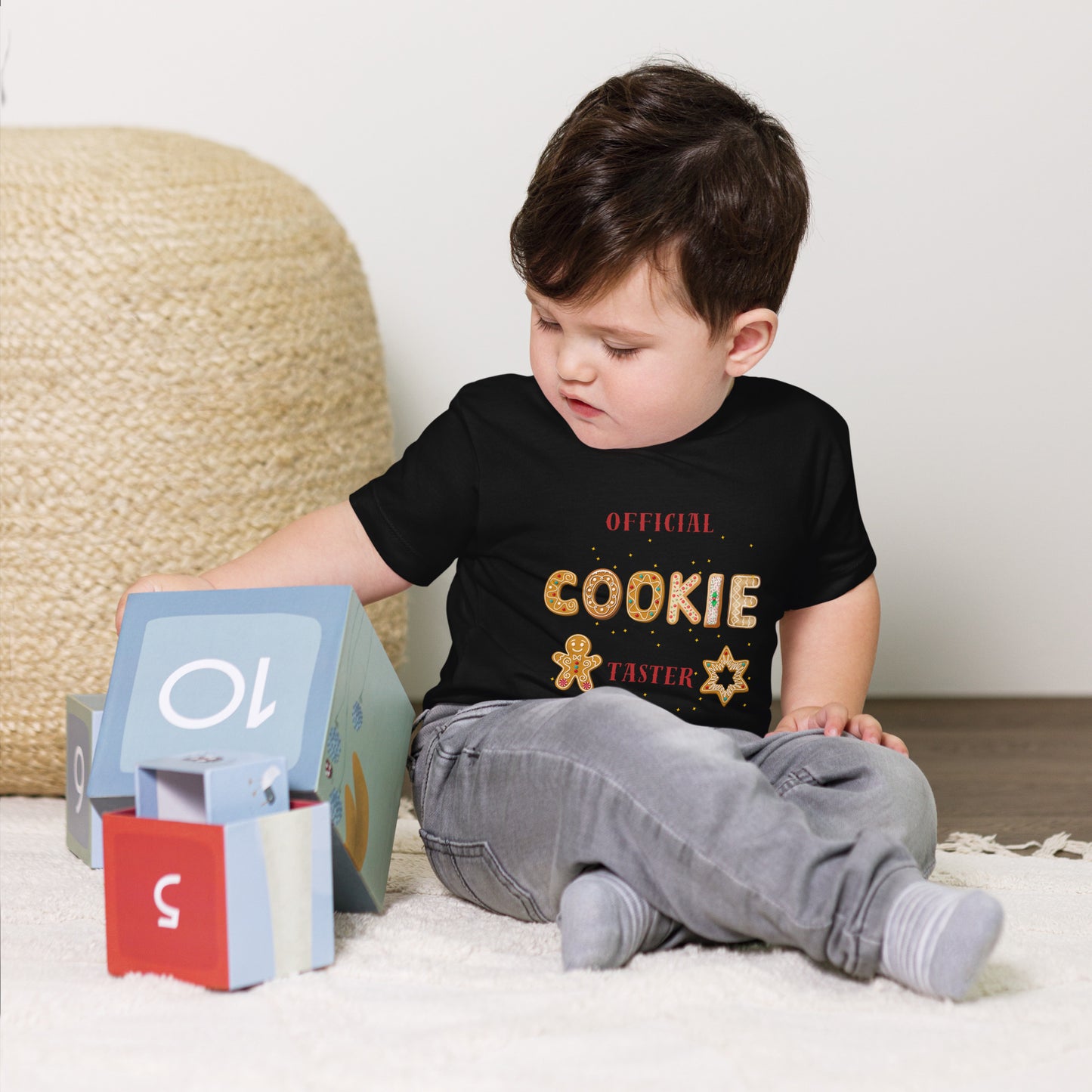 The Official Cookie Taster Toddler Short Sleeve Tee