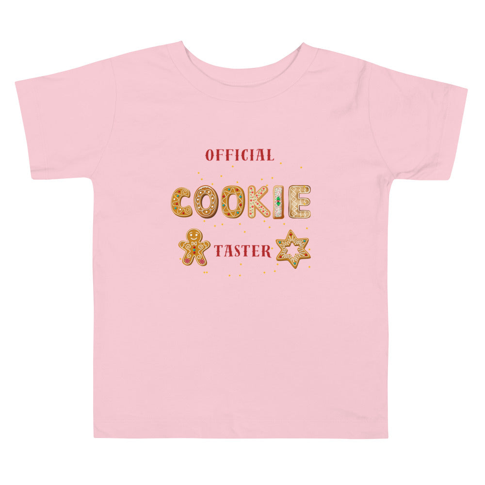 The Official Cookie Taster Toddler Short Sleeve Tee