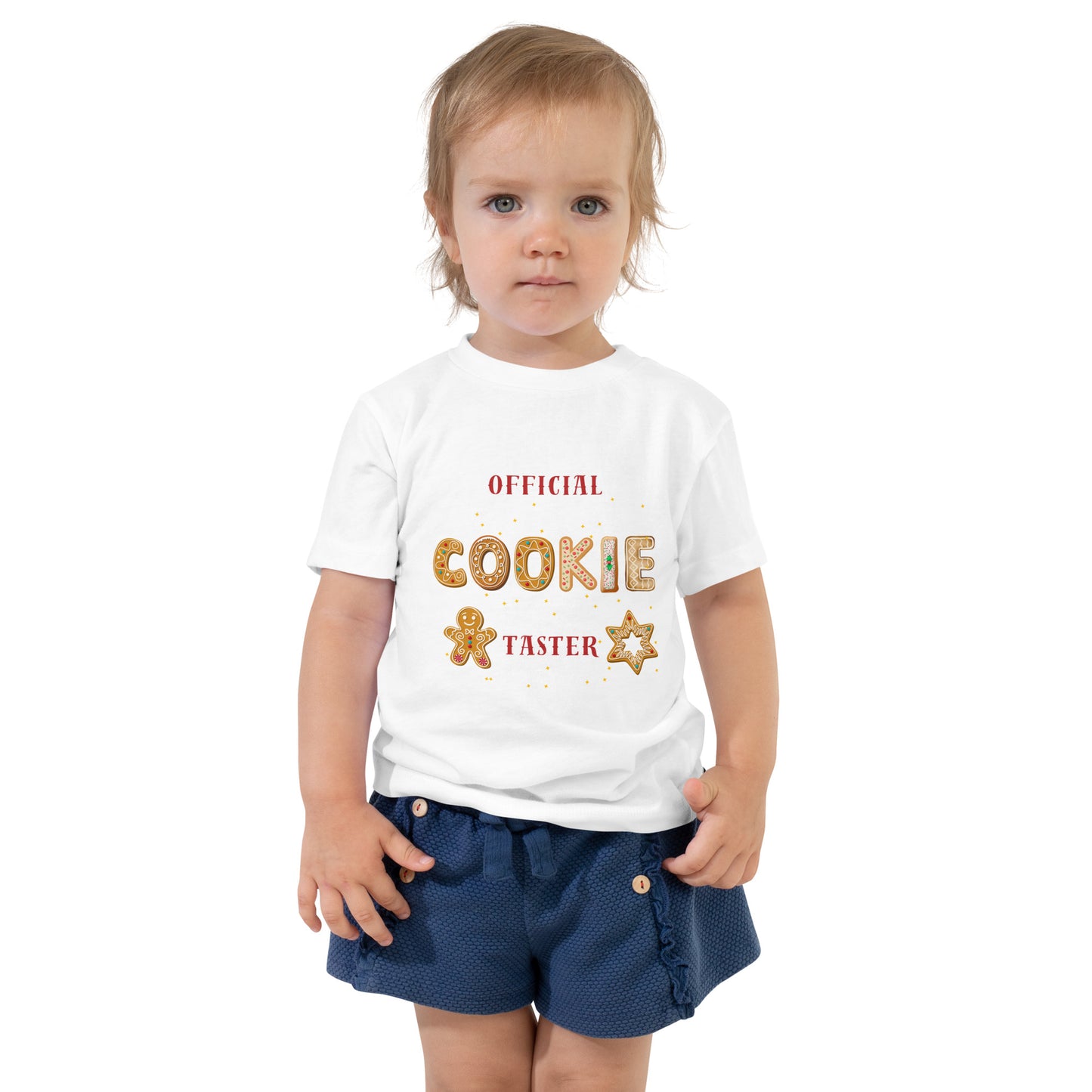 The Official Cookie Taster Toddler Short Sleeve Tee