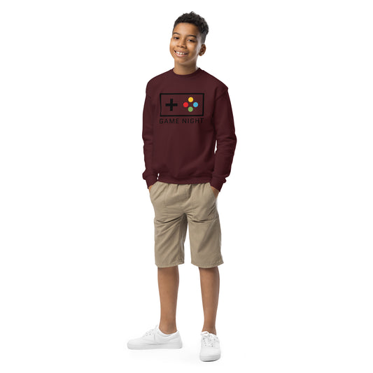 Game Night- Youth crewneck sweatshirt